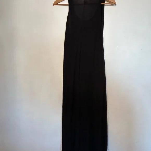 OAK Black Sleeveless Scoop-Neck Maxi Dress - Picture 4 of 4